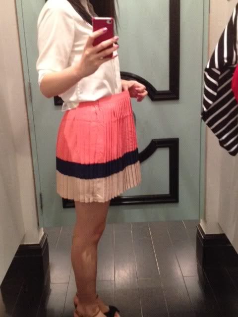 Forever 21 Colorblocked Mini Skirt