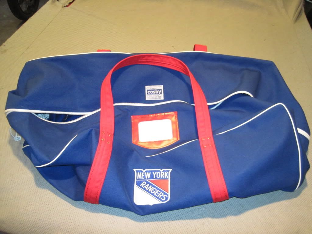 Rangers Cosby Pro equipment bag Other Gear For Sale Pro Stock Hockey