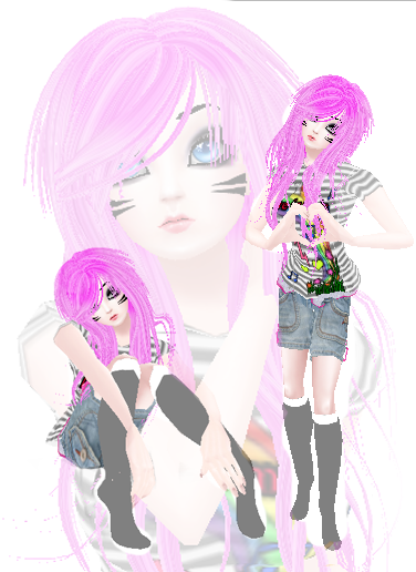 imvu pink hair