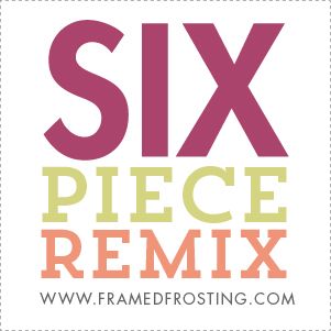 Framed Frosting SIX Piece Remix