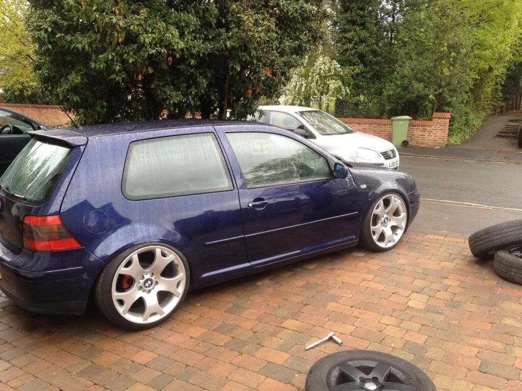 Bmw x5 alloys on mk5 golf #5