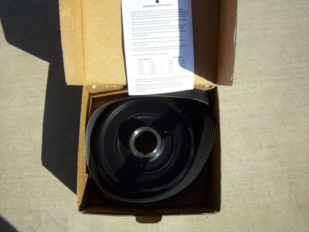 PowerBond Harmonic Balancer Pulley CorvetteForum Chevrolet Corvette