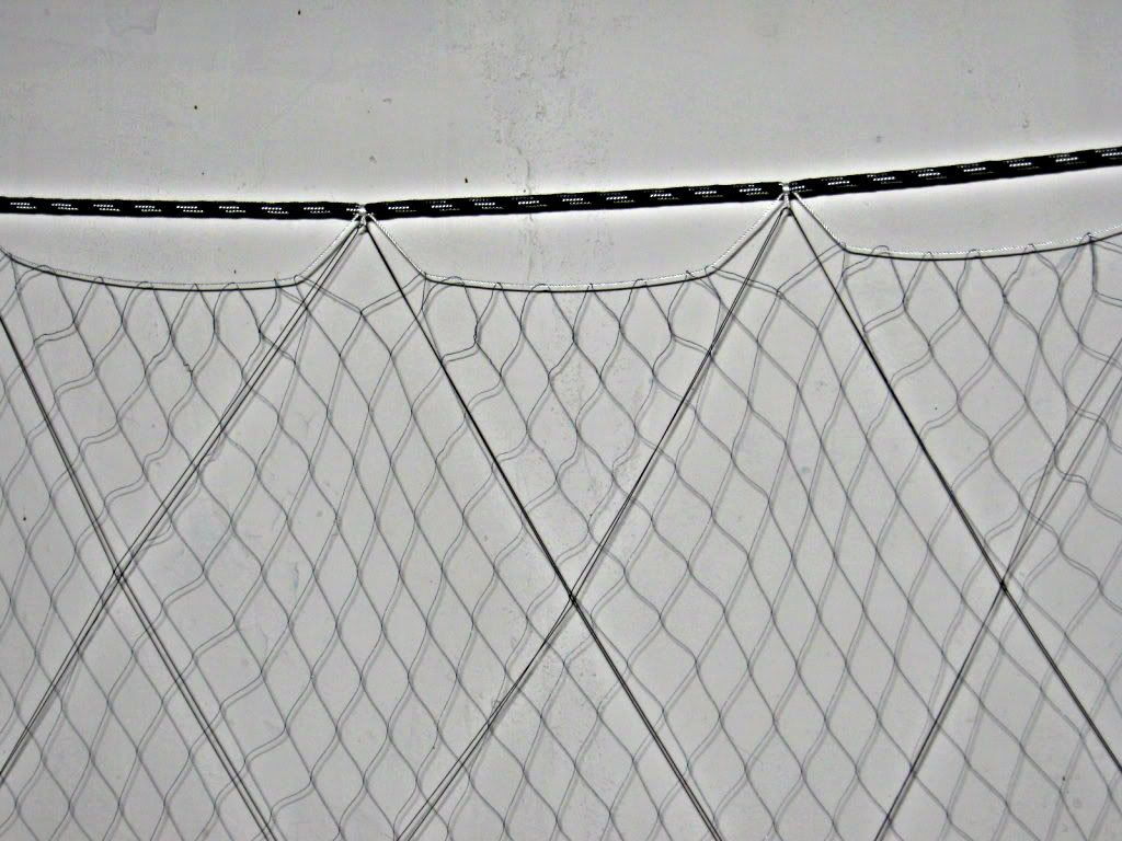 trammel net 100'x6' nylon multifilament fishing survival 3 layer net