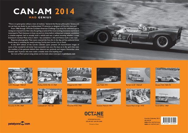 2014 Can-Am Calendar