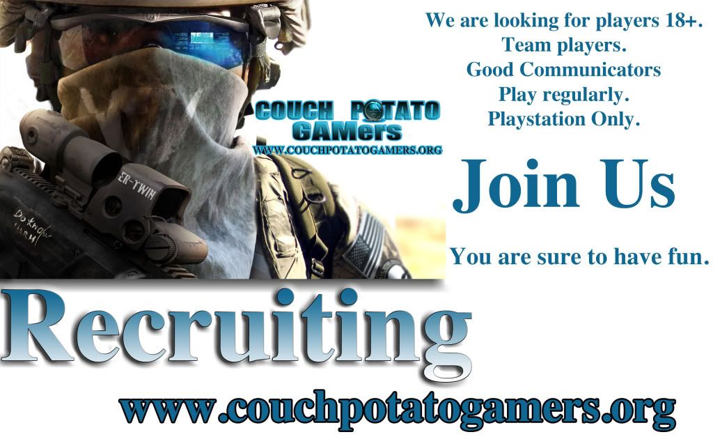 Couch Potato Gamers Recruiting Forums