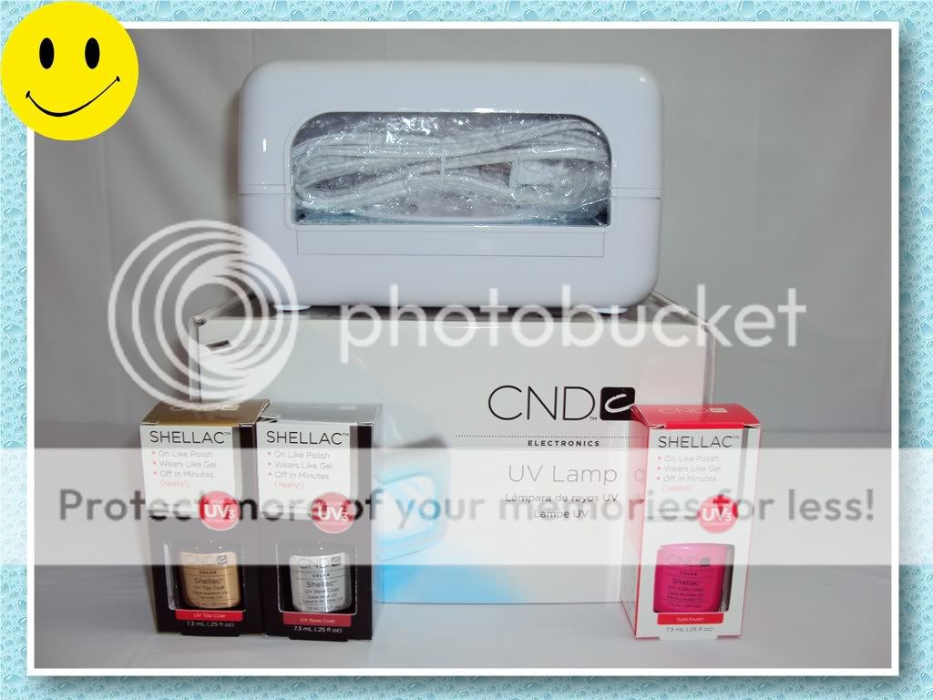 CND Shellac Nail Kit  BASE&TOP 0.25oz + CND 36W UV Lamp @@ GET FREE 1 