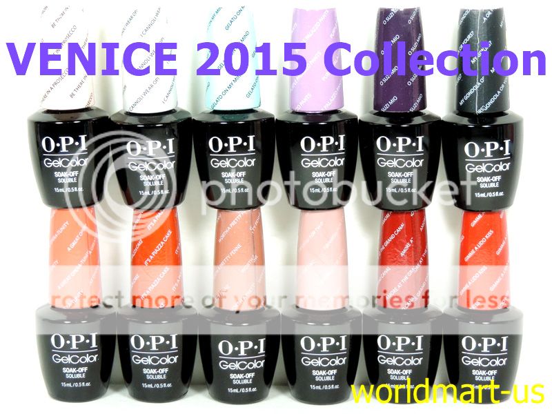 Opi Nail Color Chart 2015
