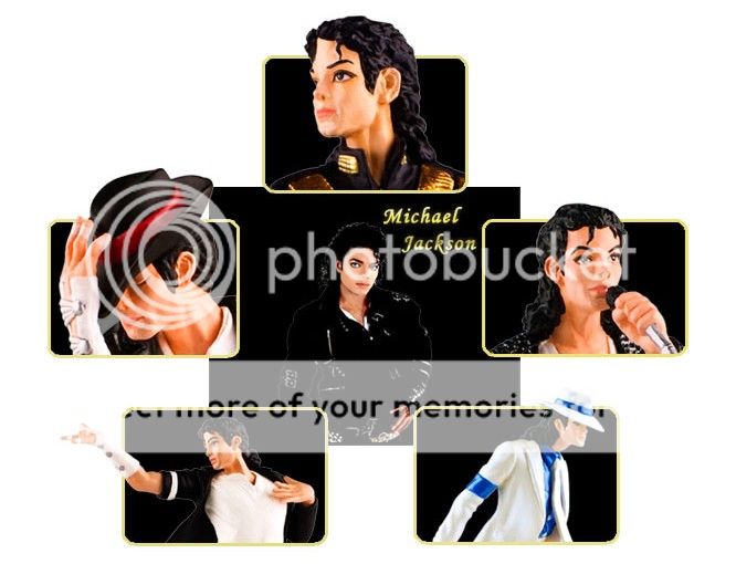 Set of 5 Pcs Figure Box Set Michael Jackson Dolls Billie Jean New in Box